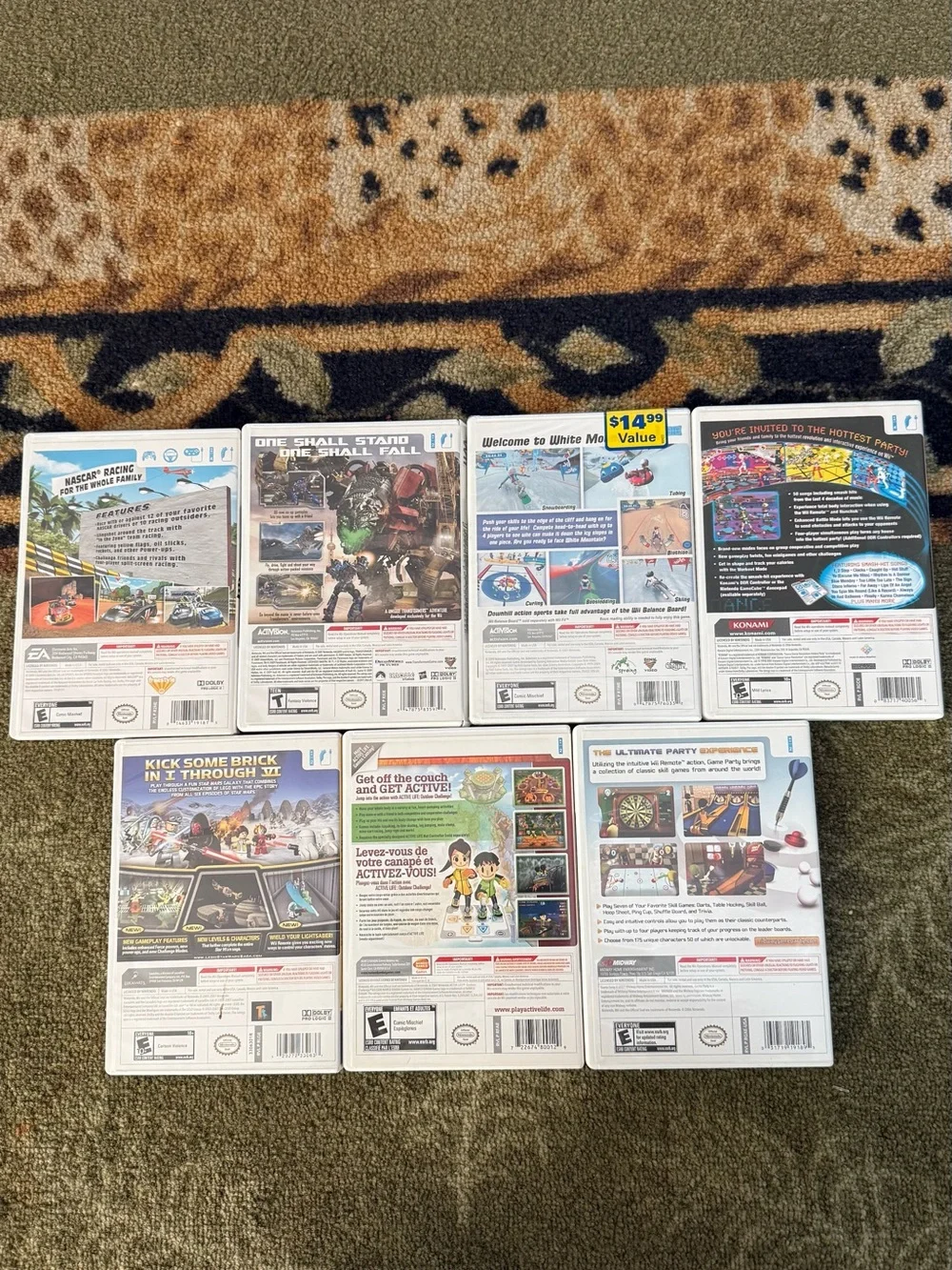 Nintendo collection wii